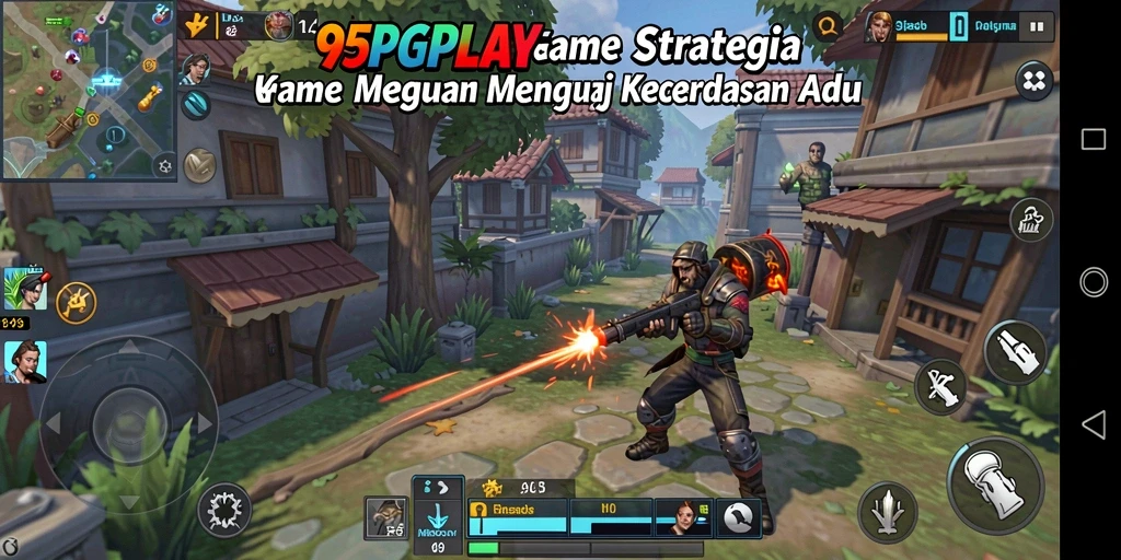 Tampilan menarik dari gameplay dalam 95PGPLAY yang menunjukkan strategi dan taktik.