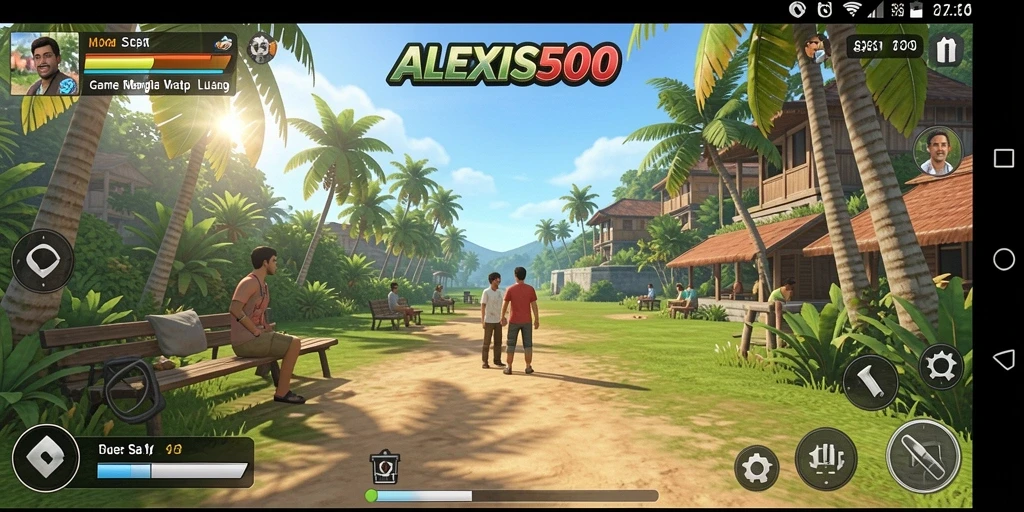 Screenshot gameplay ALEXIS500 menampilkan keseruan bermain game Casual.