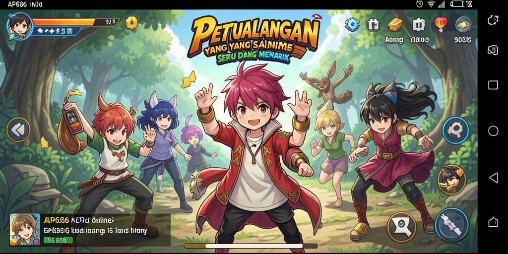 Tampilan gameplay seru dan grafis mengesankan di AP686.