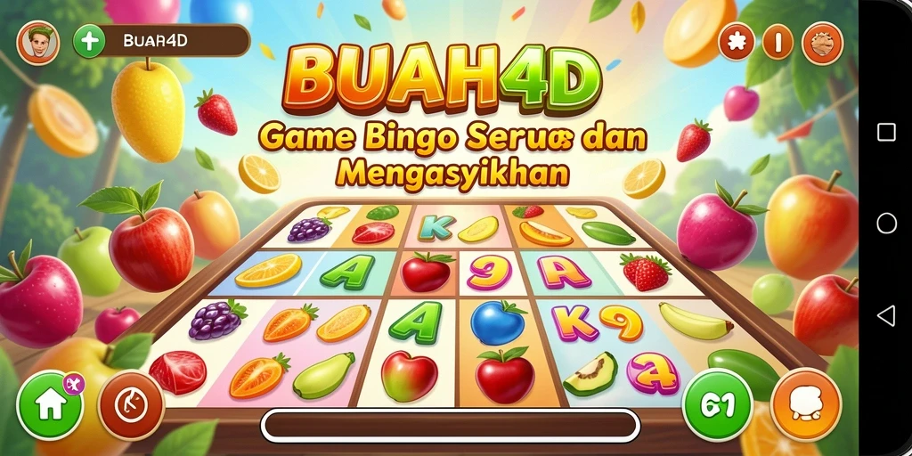 Tampilan gameplay BUAH4D yang menarik dan interaktif.