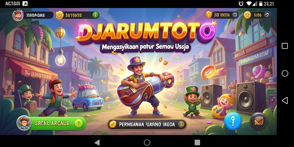 Tangkapan layar gameplay menampilkan tantangan seru dalam DJARUMTOTO.