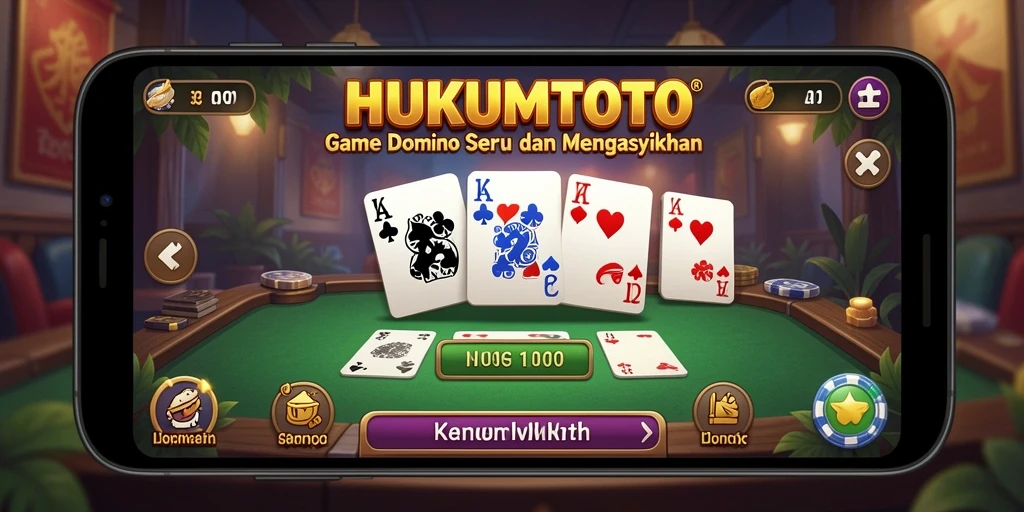 Tampilan gameplay HUKUMTOTO yang mendebarkan dan penuh strategi.