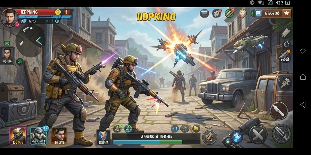 Tampilan menawan dari gameplay IDPKING yang strategis dan menarik.