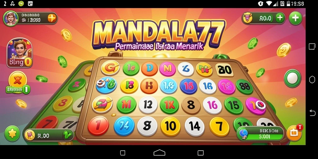 Tampilan gameplay seru dari MANDALA77 dalam permainan Bingo.
