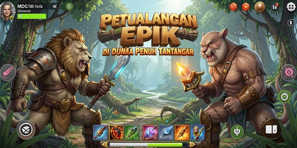 Screenshot gameplay MDG188 menunjukkan momen petualangan penuh aksi.