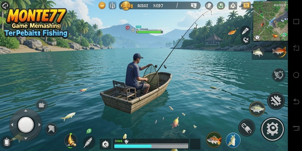 Tangkapan ikan yang menakjubkan dalam gameplay MONTE77.