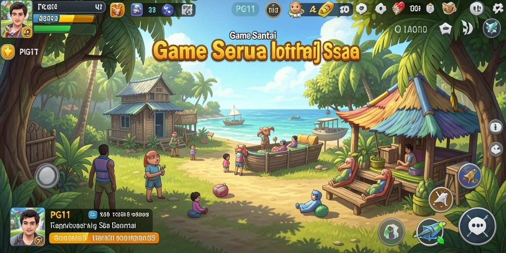 Tampilan gameplay PG11 yang seru dan penuh warna.