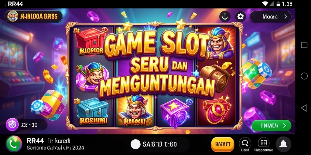 Tampilan gameplay Slot yang menarik dan interaktif.