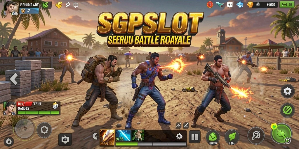 Gameplay mendebarkan dalam SGPSLOT saat pemain bertarung di arena.