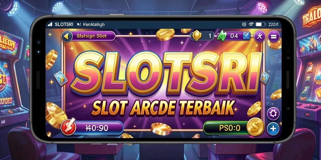 Screenshot utama SLOTSRI menampilkan gameplay seru dan penuh warna dari permainan slot.