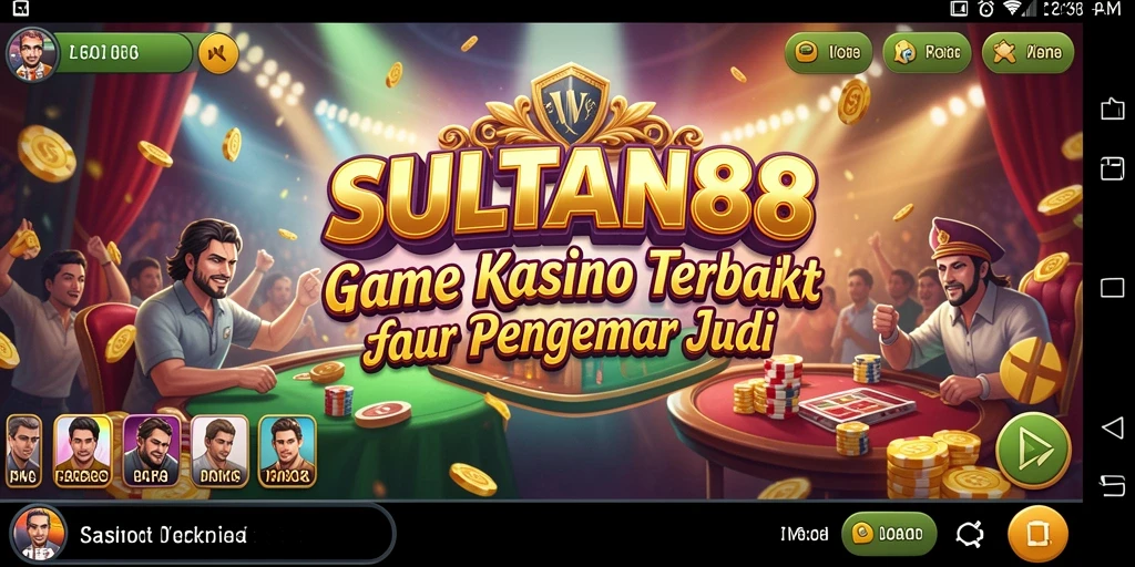 Tampilan menarik dari gameplay Kasino di SULTAN88.