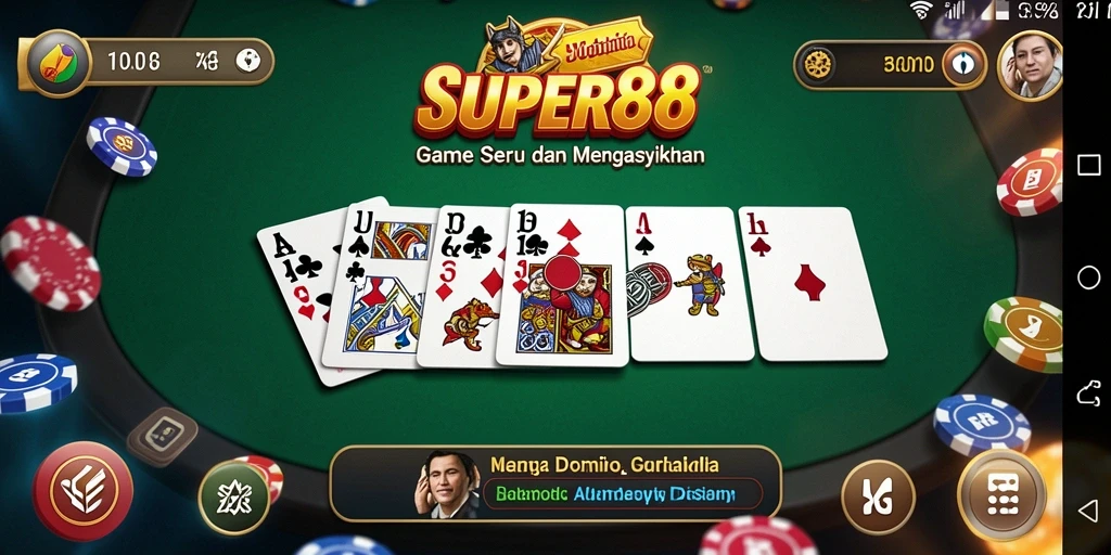 Tampilan gameplay SUPER88 yang menakjubkan dan seru.