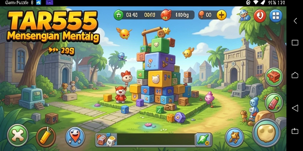 Tampilan gameplay TAR555 yang menarik dan menantang.