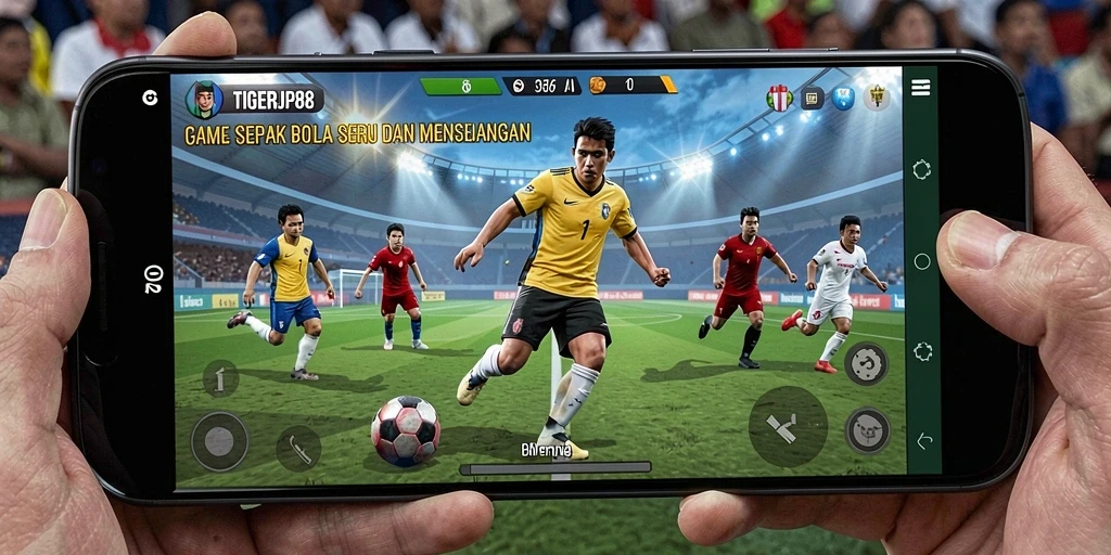 Tampak seru dari gameplay sepak bola di TIGERJP88.