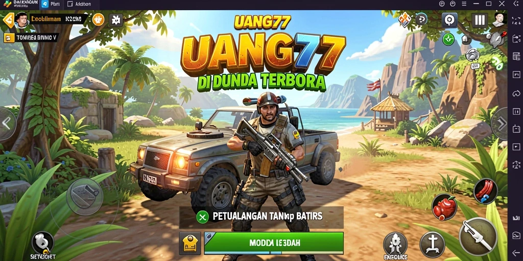 Gameplay seru dari UANG77 di dunia terbuka yang luas.