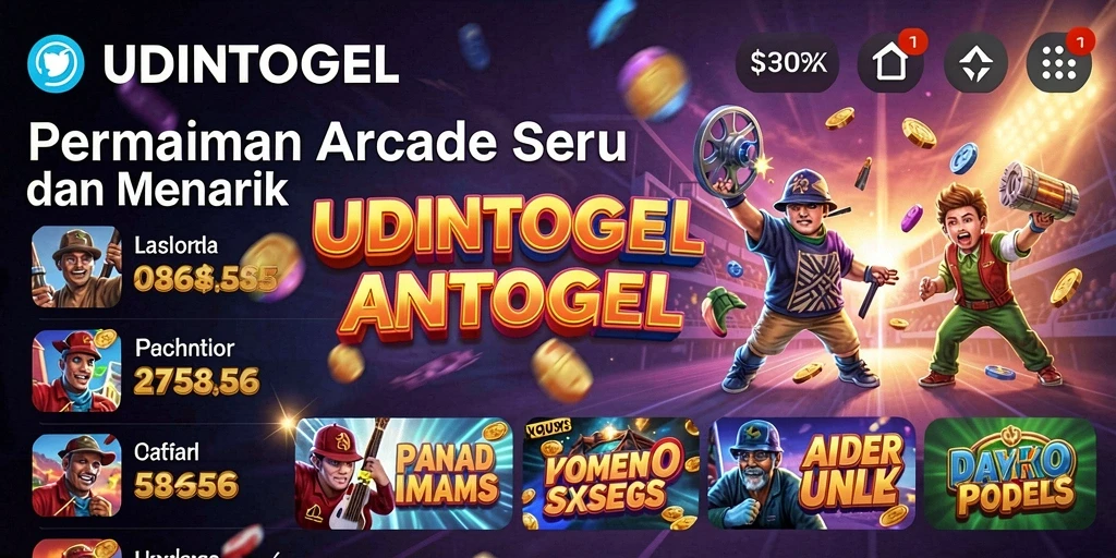 Gameplay menegangkan dengan rintangan menarik dalam UDINTOGEL.